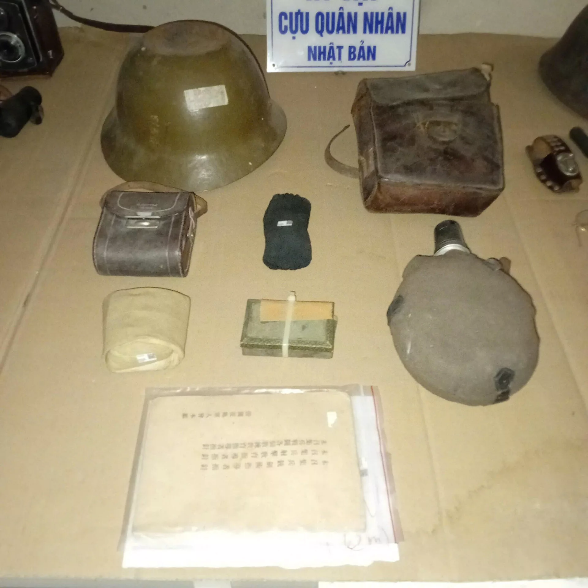 Kỷ vật cựu quân nhân Nhật Bản (1940-1945).